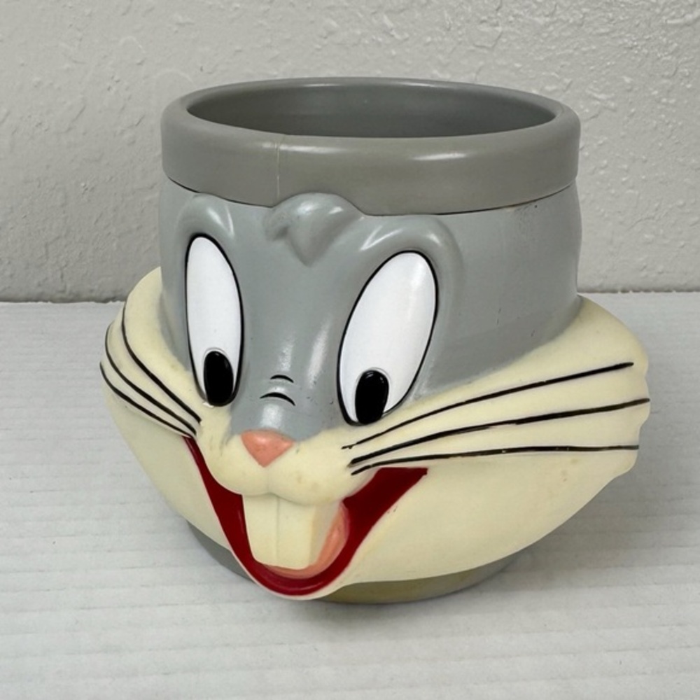 Vintage Looney Tunes Bugs Bunny 1992 cup mug plastic - Picture 8 of 8